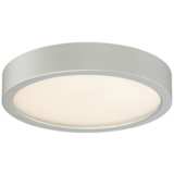 George Kovacs Puzo 8&quot; Wide Silver LED Ceiling Light