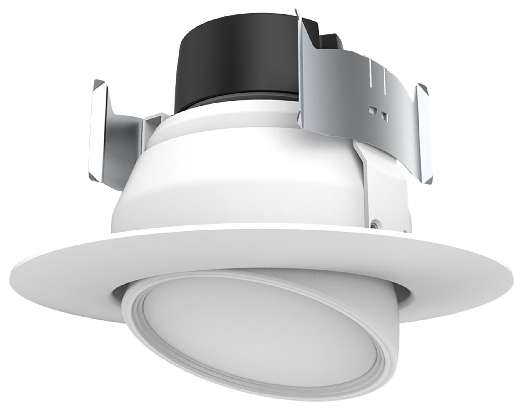 4" Swivel 45W Replacement LED Retrofit Gimbaled White Trim