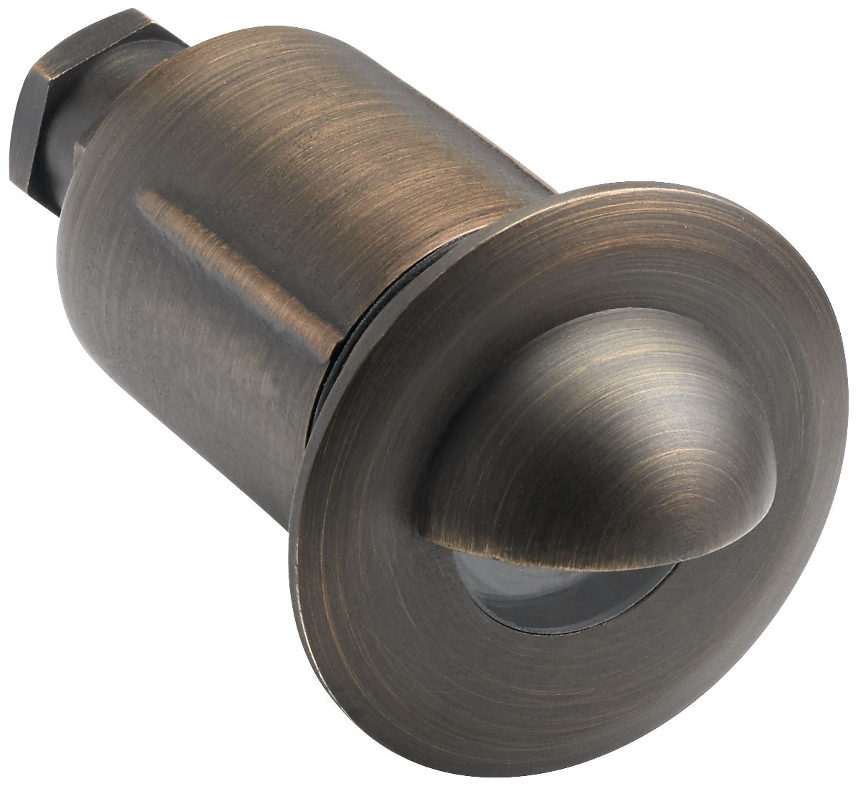 Foote Brass Recessed Basic Trim w/ Cowl Outdoor Accent Light