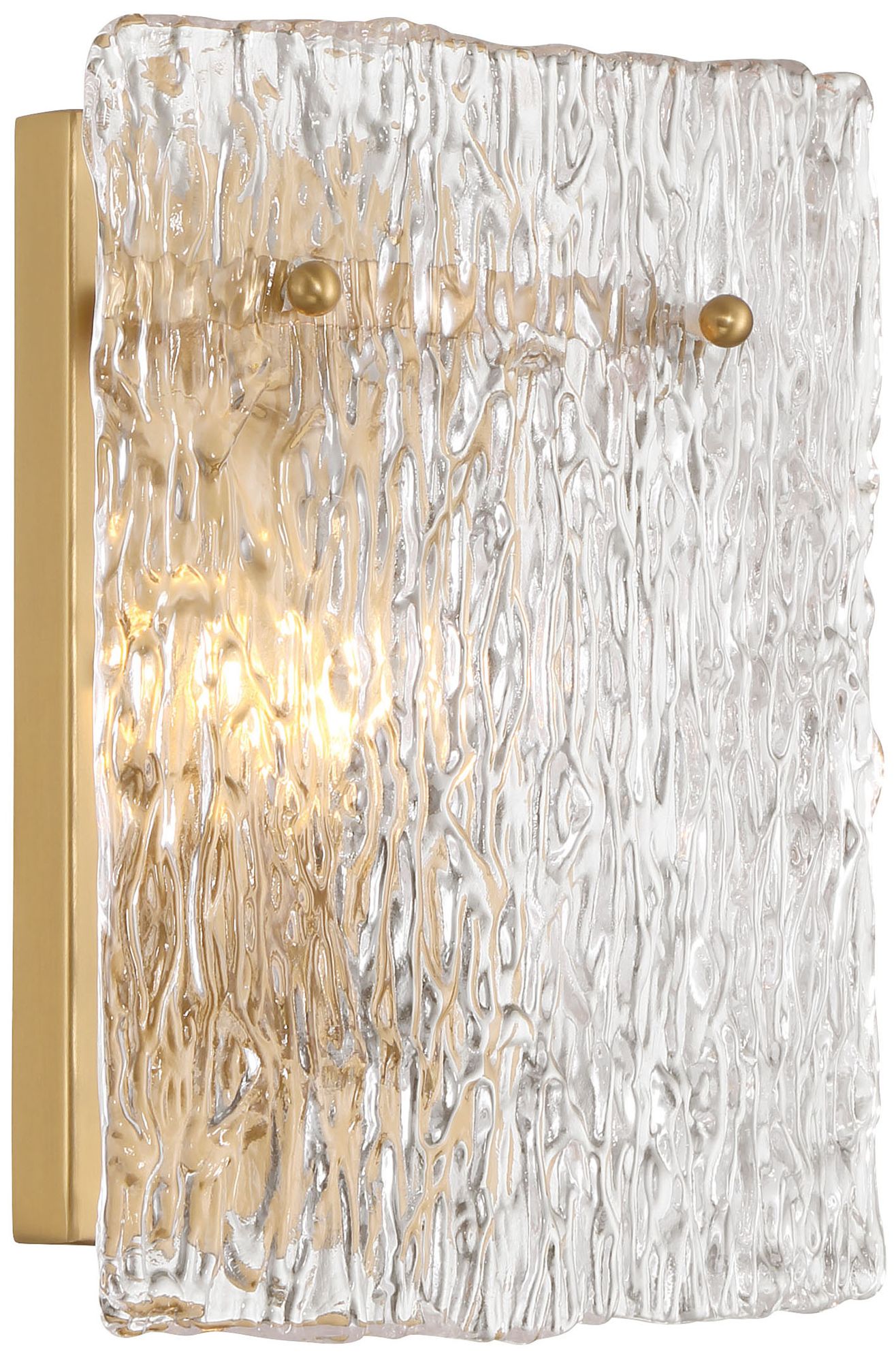 Metropolitan Brookstreet 1-light 9.25-in Legacy Brass Indoor Wall Sconce In Brown