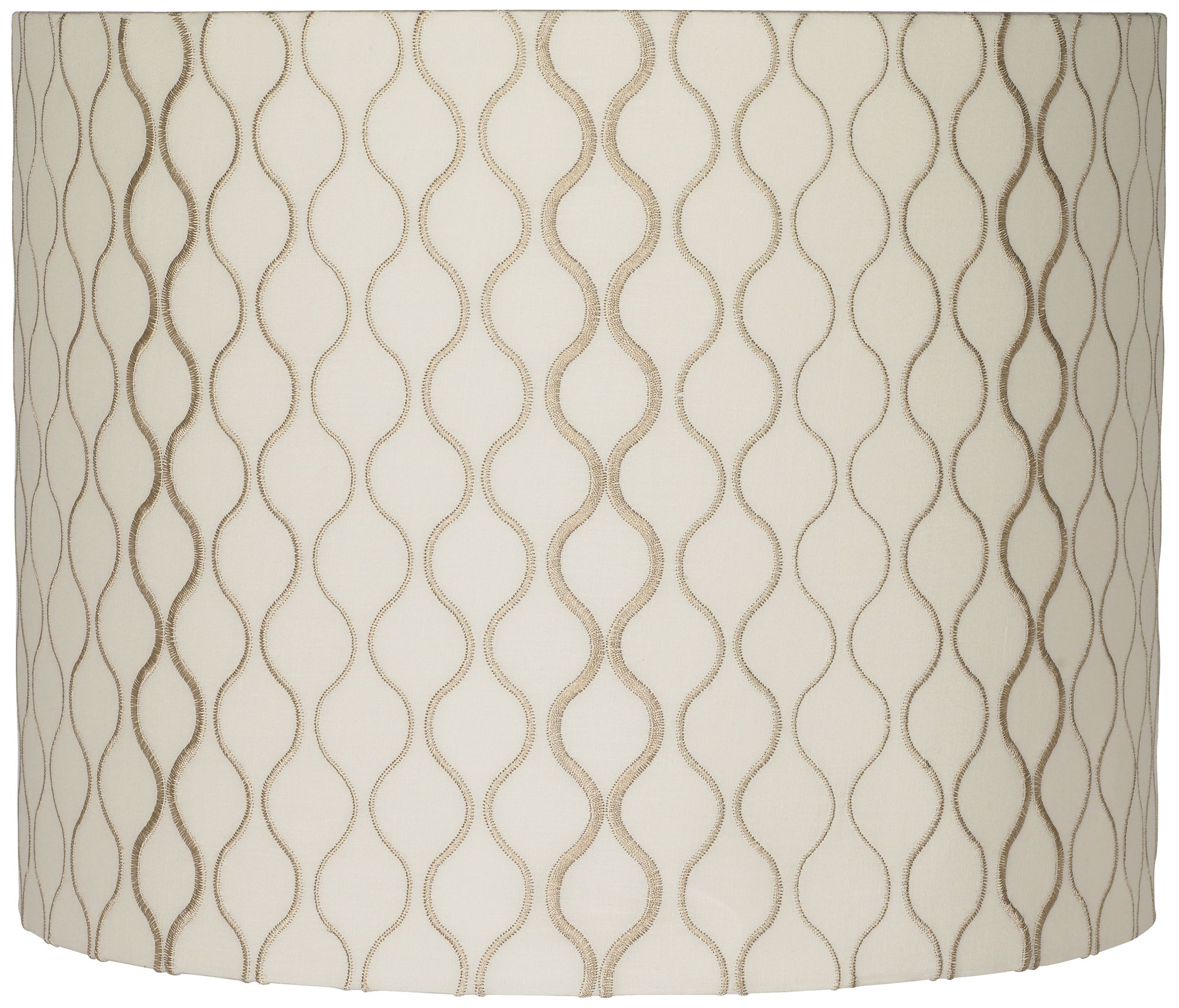 Embroidered Hourglass Lamp Shade 14x14x11 (Spider)