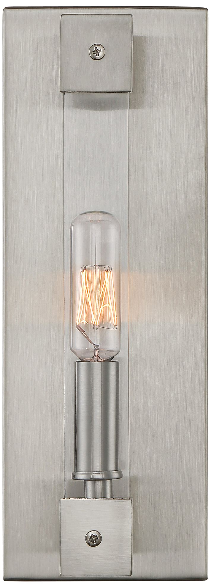 Varaluz Halcyon 11" High Satin Nickel Wall Sconce