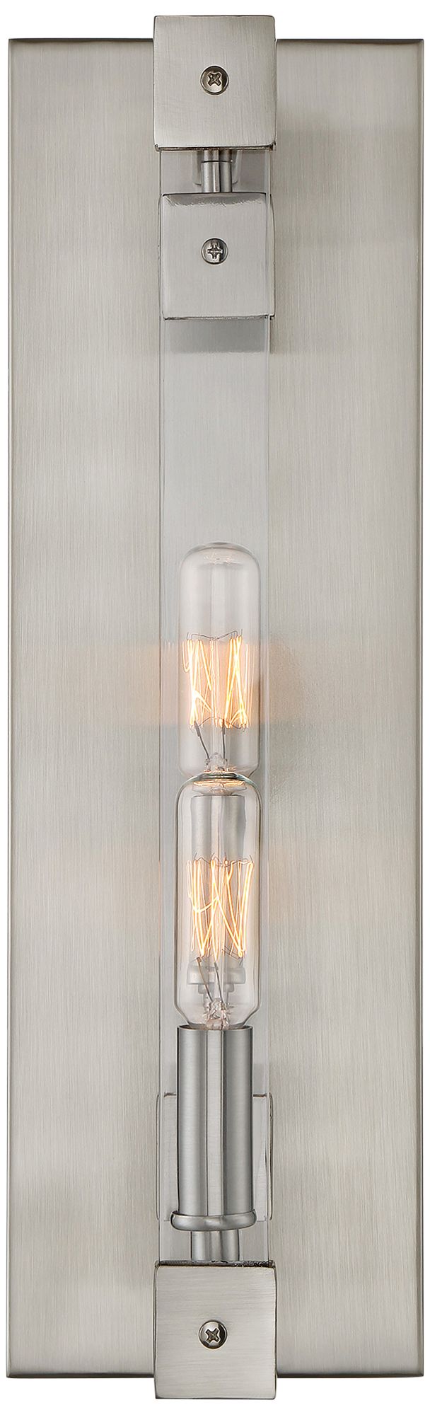 Varaluz Halcyon 16" High Satin Nickel 2-Light Wall Sconce