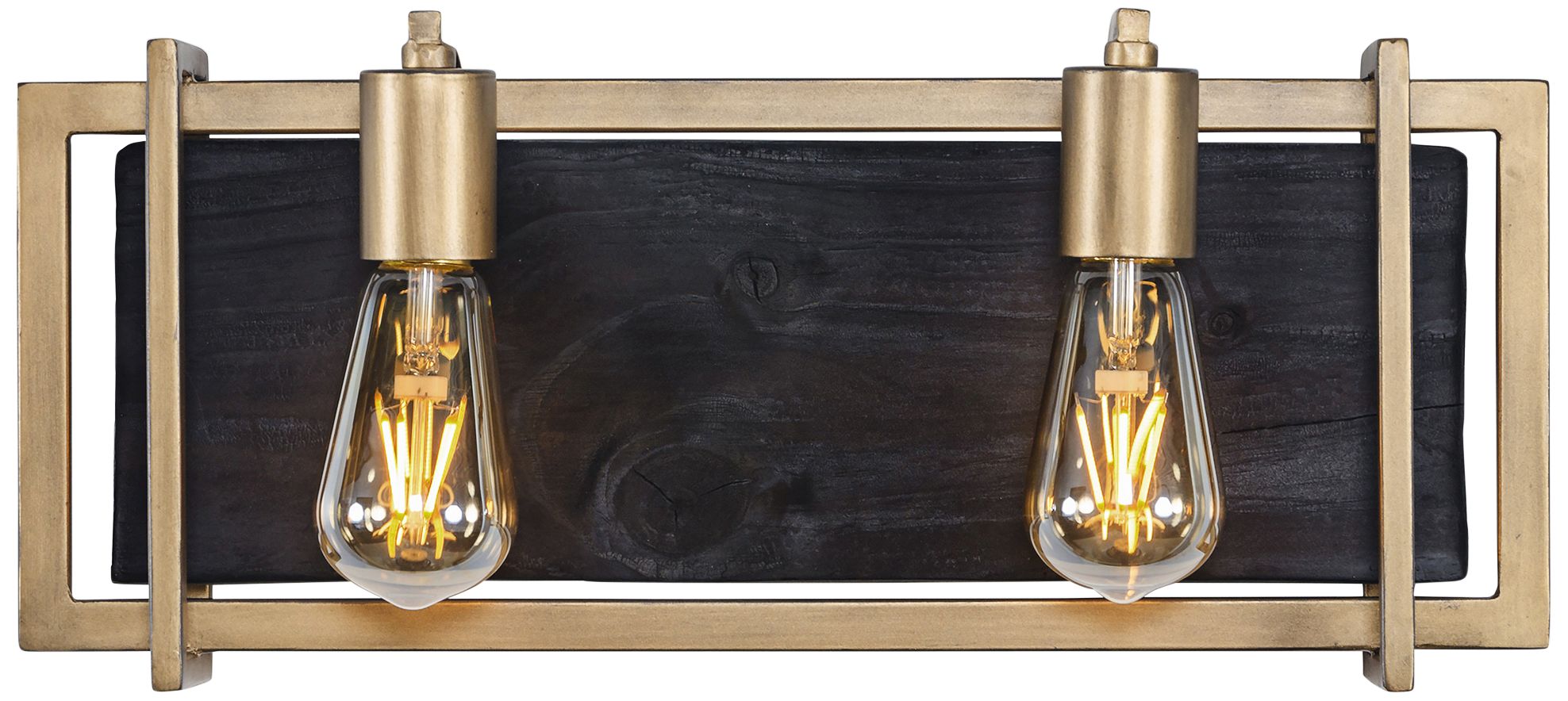 Varaluz Madeira 7 3/4" High Rustic Gold 2-Light Wall Sconce