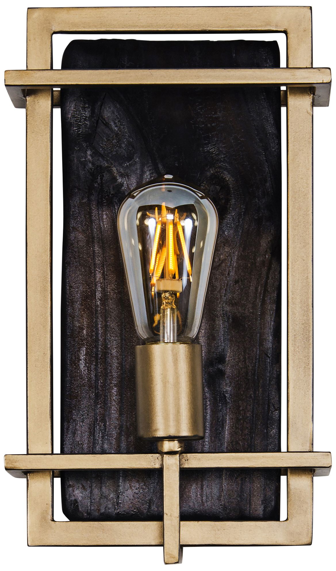Varaluz Madeira 13 1/4" High Rustic Gold Wall Sconce