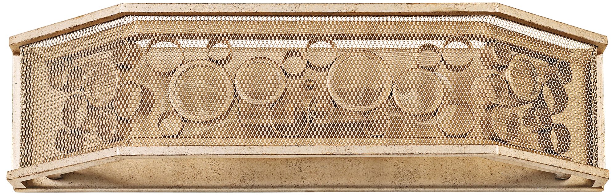 Varaluz Fascination 6" High Zen Gold 2-Light Wall Sconce