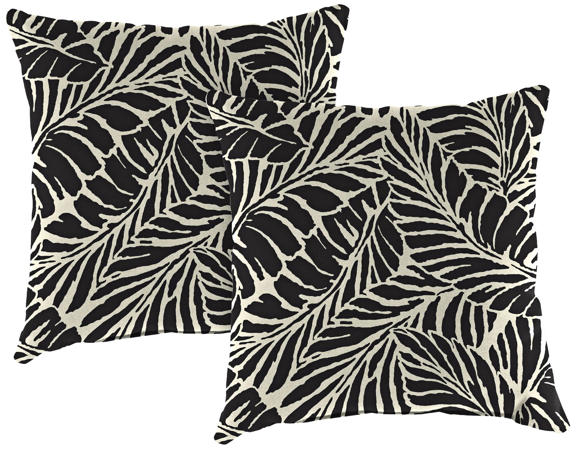 Malkus Ebony 18" Square Outdoor Toss Pillow