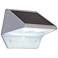 Canarsie 3 1/2" Wide White Outdoor Solar LED Deck Light