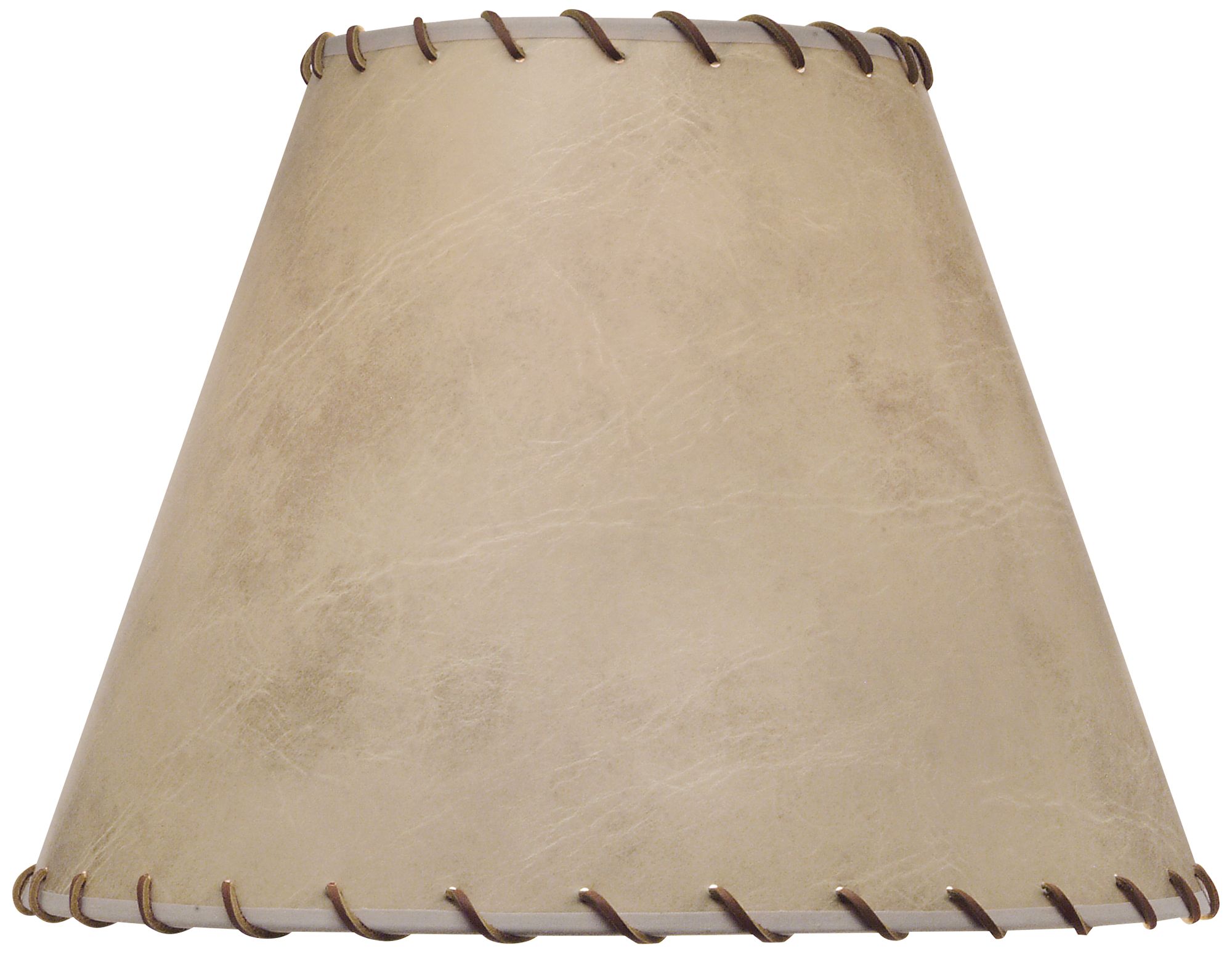 Stiffel Faux Calf Skin Empire Lamp Shade 8x16x12 (Spider) 39R42