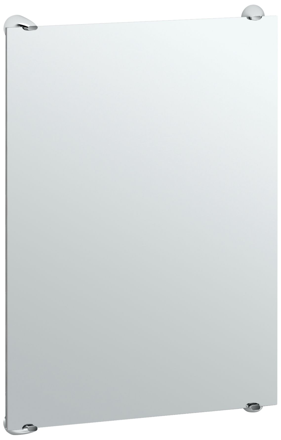 Gatco Brie Fixed Mount Satin Nickel 22" x 32" Wall Mirror