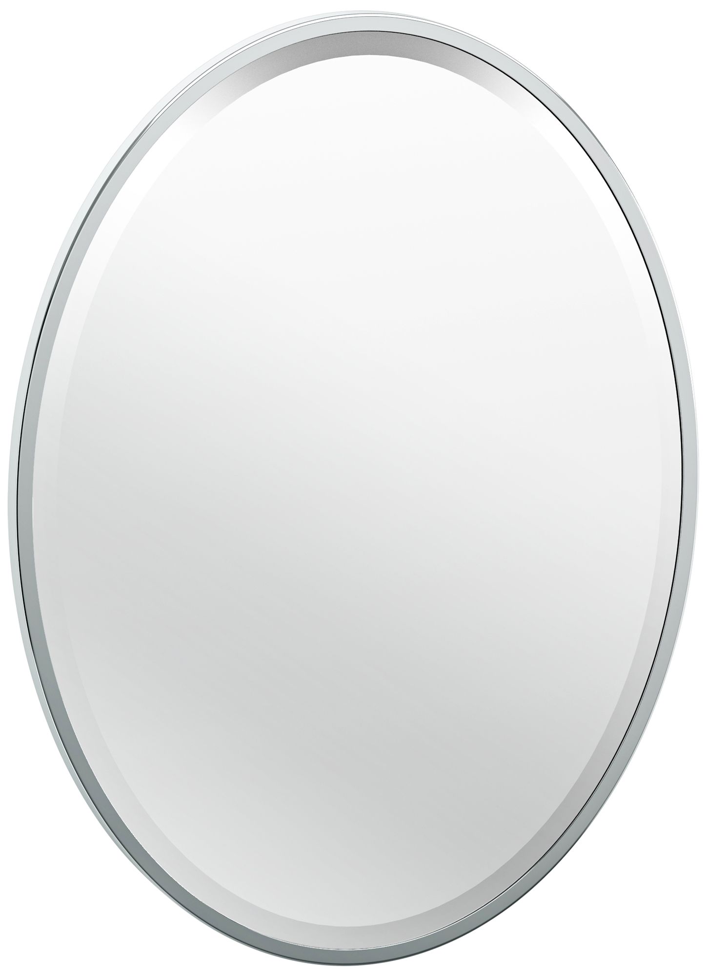 Luxe Chrome 20 1/2" x 27 Flush Mount Framed Wall Mirror