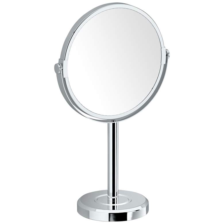 Gatco Latitude II Chrome Table Makeup Mirror