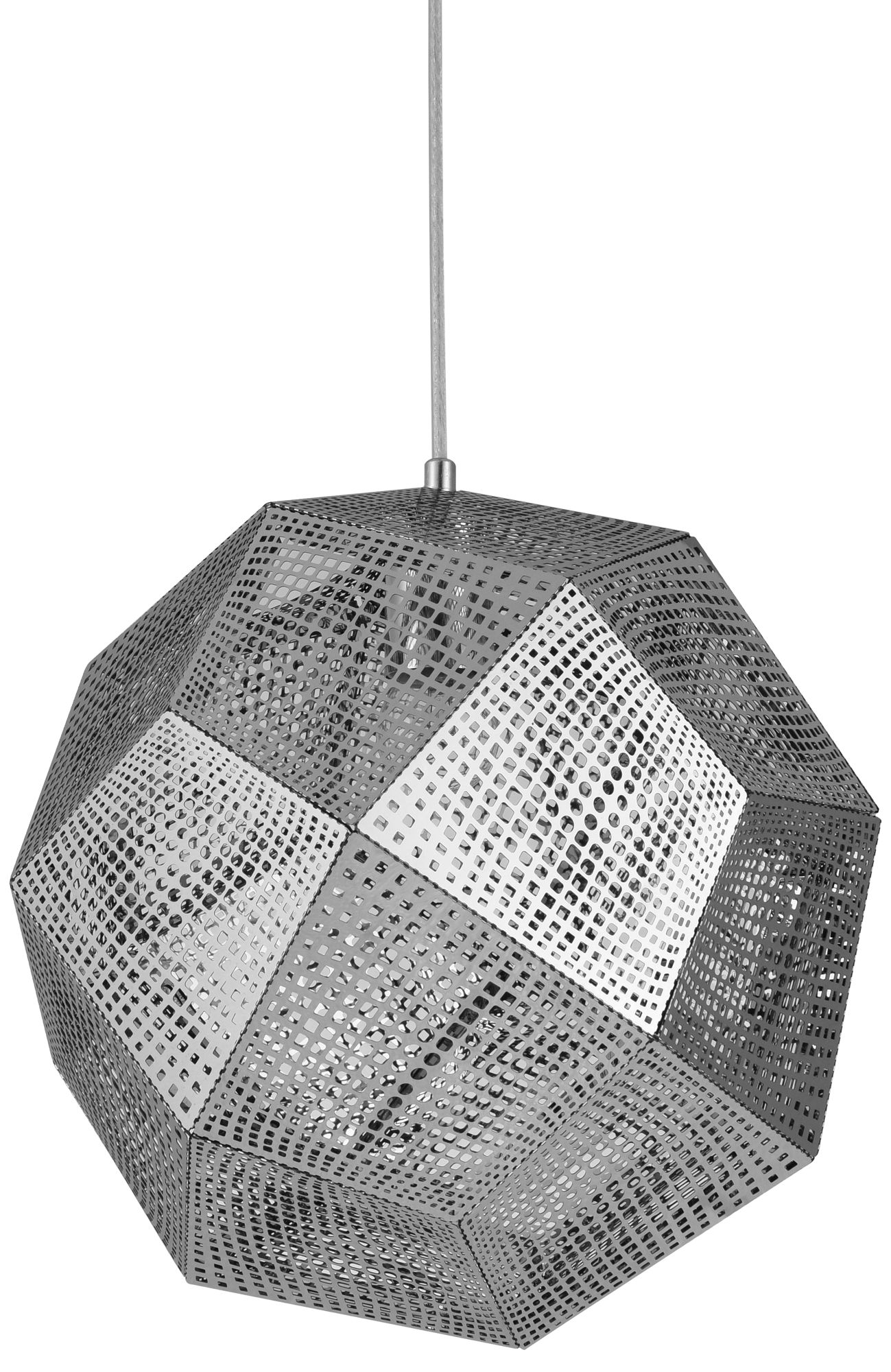 Kronos 12 1/2" Wide Chrome Pendant Light