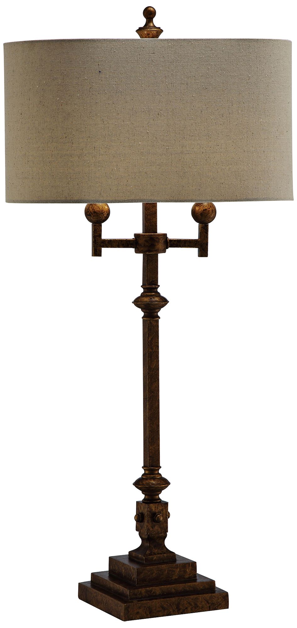 antique gold table lamp