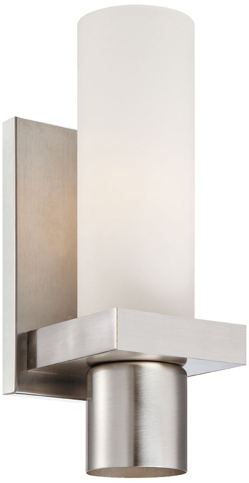 Pillar Collection 11 1/2" High Brushed Nickel Wall Sconce
