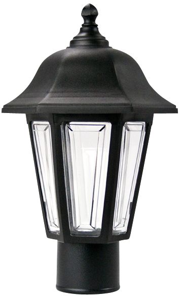 Brentwood Black Outdoor Post Mount Light