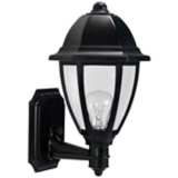 Everstone 15&quot; High Black Outdoor Wall Lantern