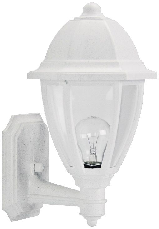 Everstone 15" High White Outdoor Wall Lantern