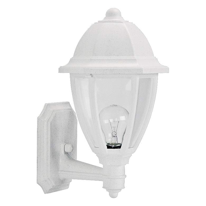 Everstone 15&quot; High White Outdoor Wall Lantern
