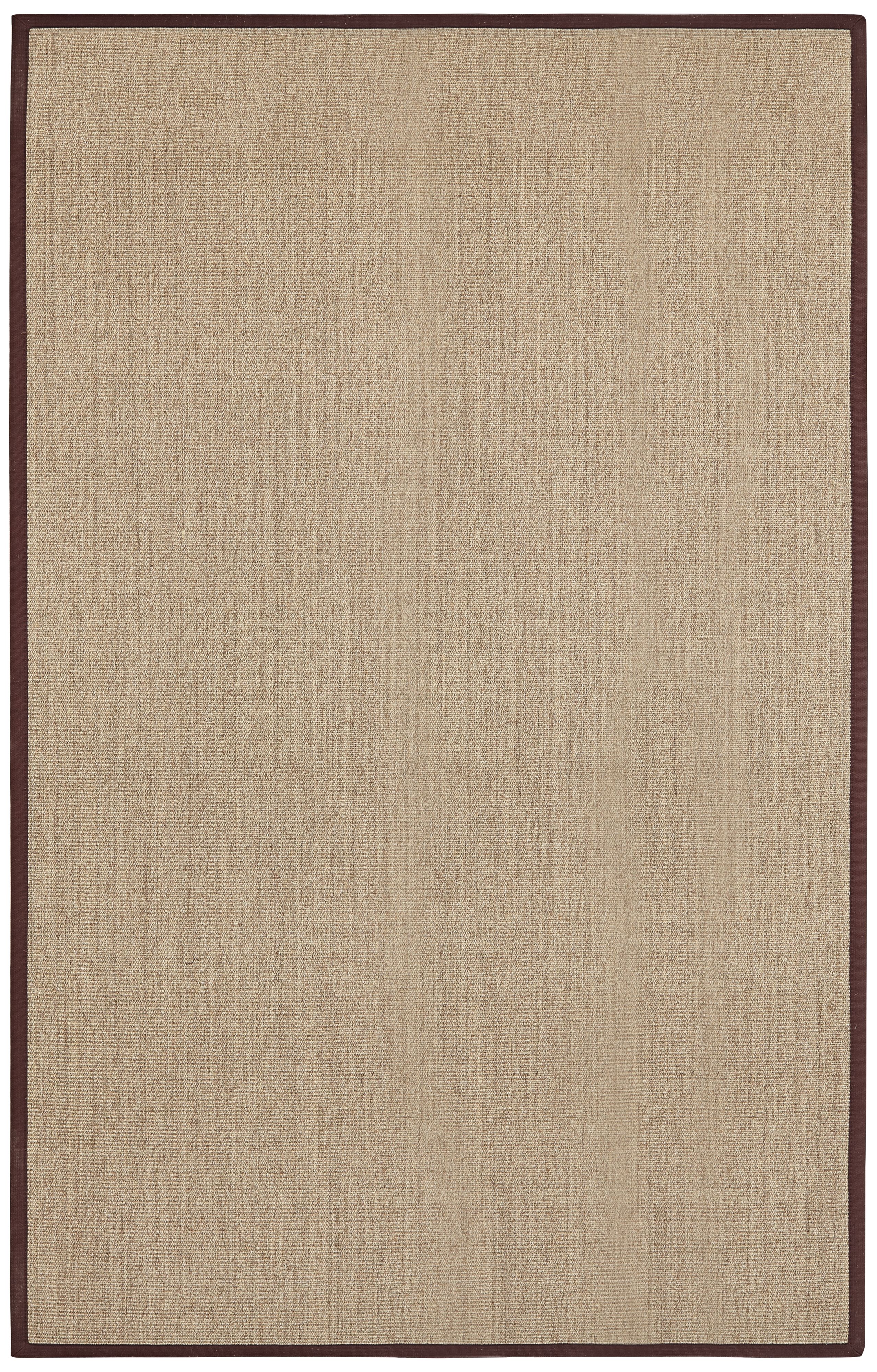 Marble Sisal with Brown Border Area Rug