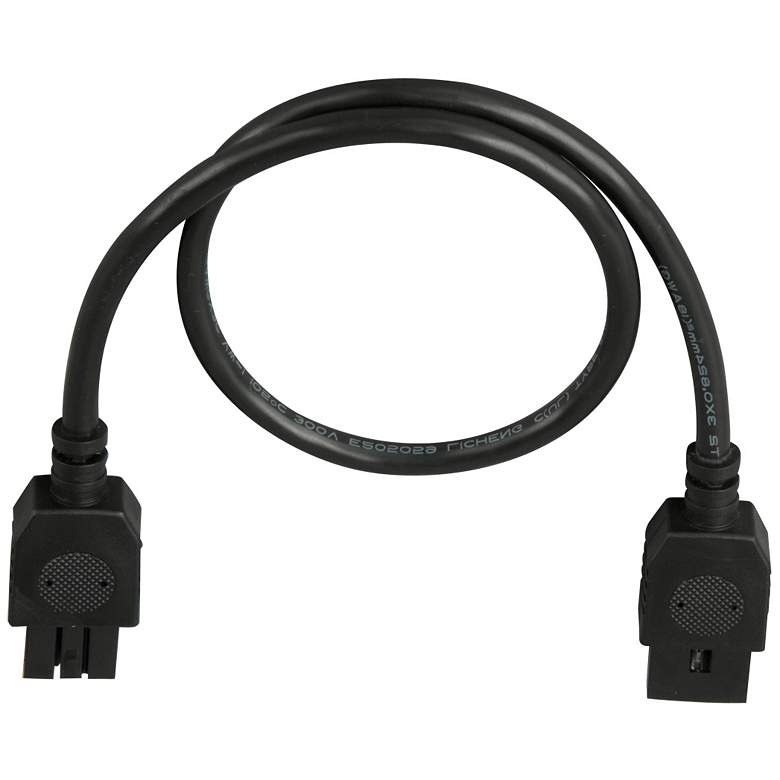 MXInterLink4 Black 24&quot; Under Cabinet Light Connector Cord