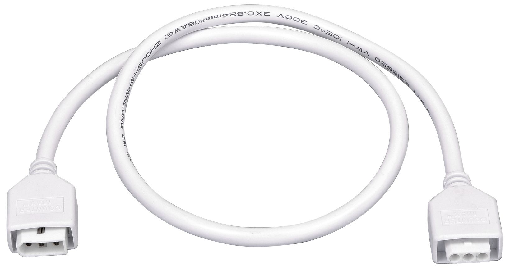 MXInterLink5 White 24" Under Cabinet Light Connector Cord