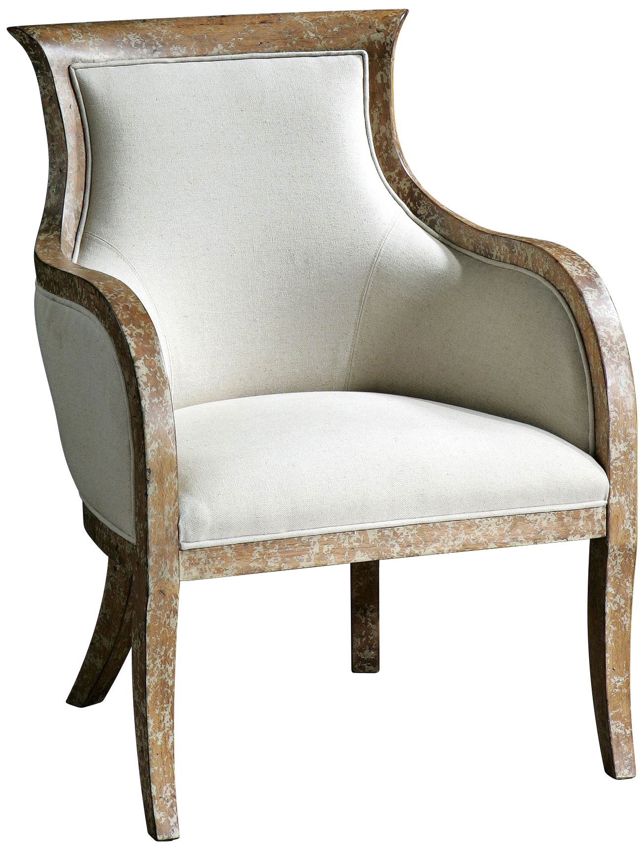 Uttermost Quintus Linen Armchair