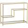 Arteriors Home Worchester Gold Leaf Console Table