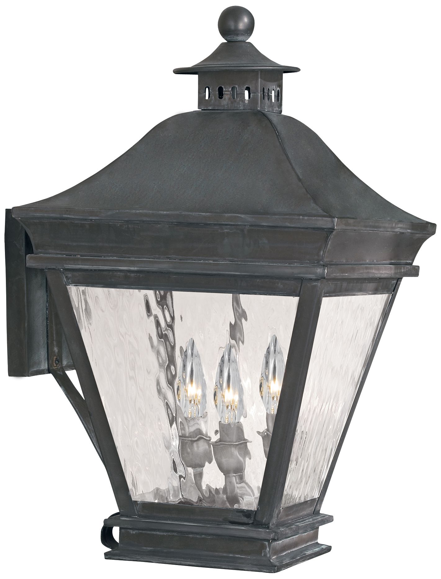 Landings Collection 19 1/2" High Charcoal Outdoor Wall Light