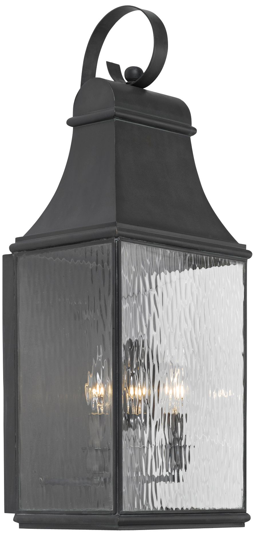 Jefferson Collection 27" High Charcoal Outdoor Wall Light