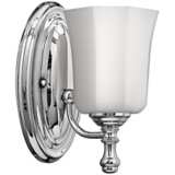 Hinkley Shelly 9 1/2&quot; High Chrome Wall Sconce