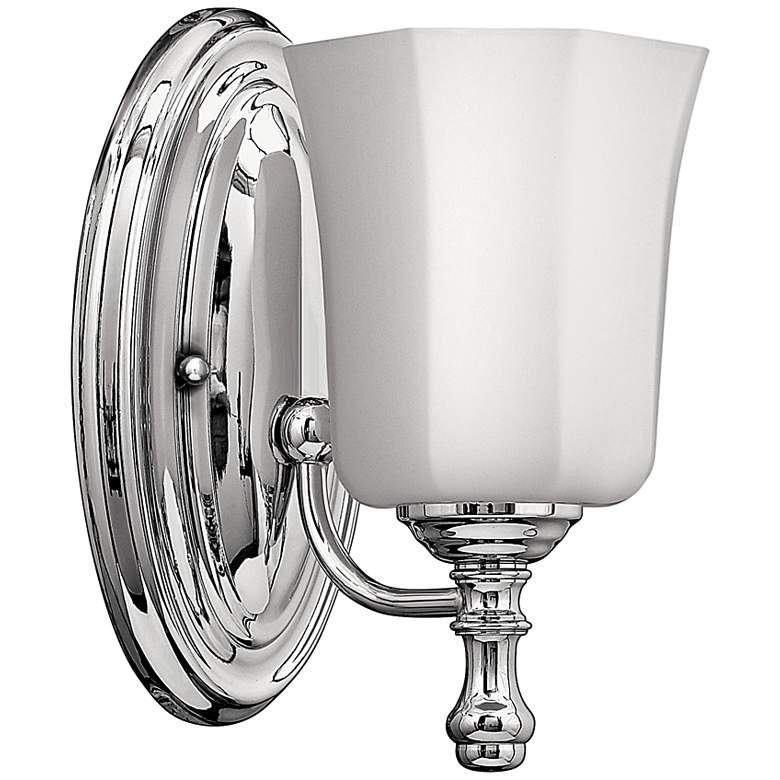Image 2 Hinkley Shelly 9 1/2" High Chrome Wall Sconce