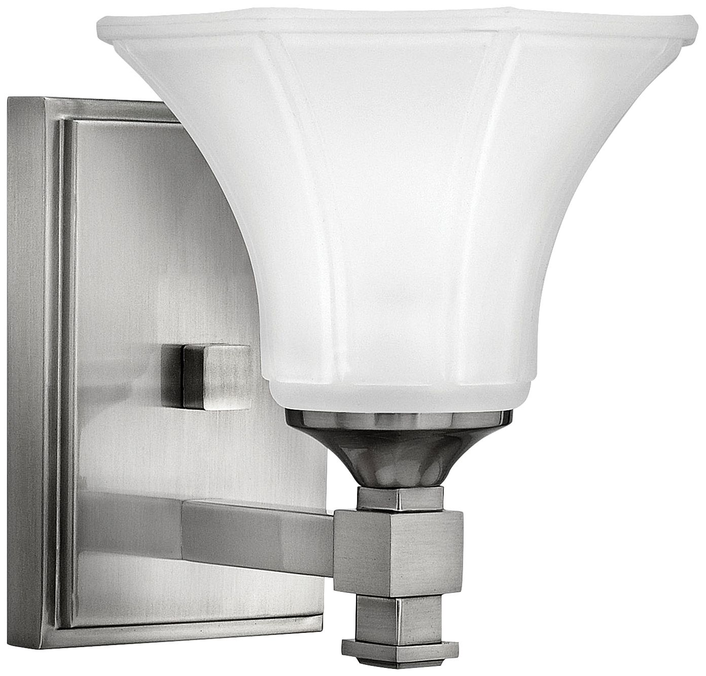 Hinkley Abbie 7 3/4" Brushed Nickel Wall Sconce