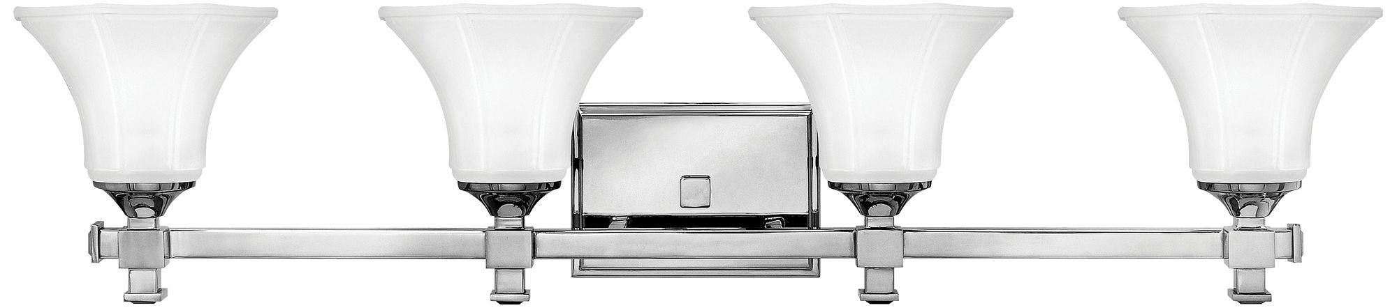 Hinkley Abbie 34 1/2" Wide Chrome 4-Light Bath Light