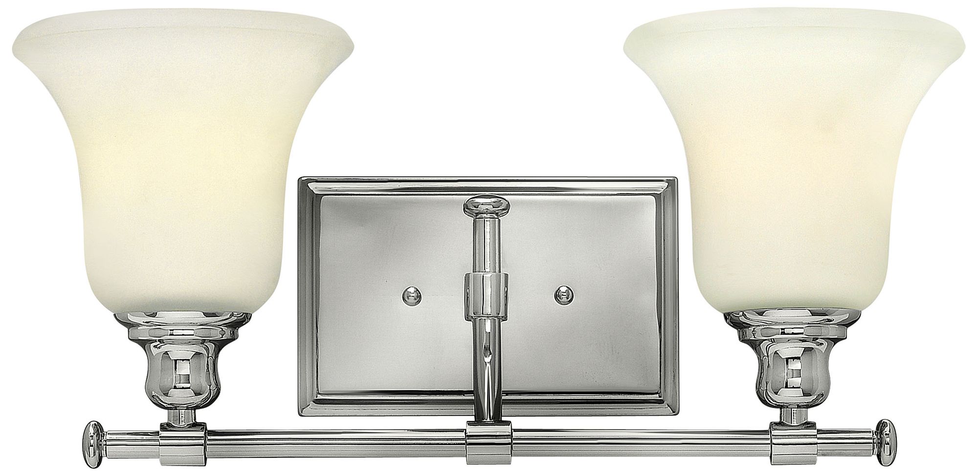 Hinkley Colette 16 3/4" Wide Chrome 2-Light Bath Light