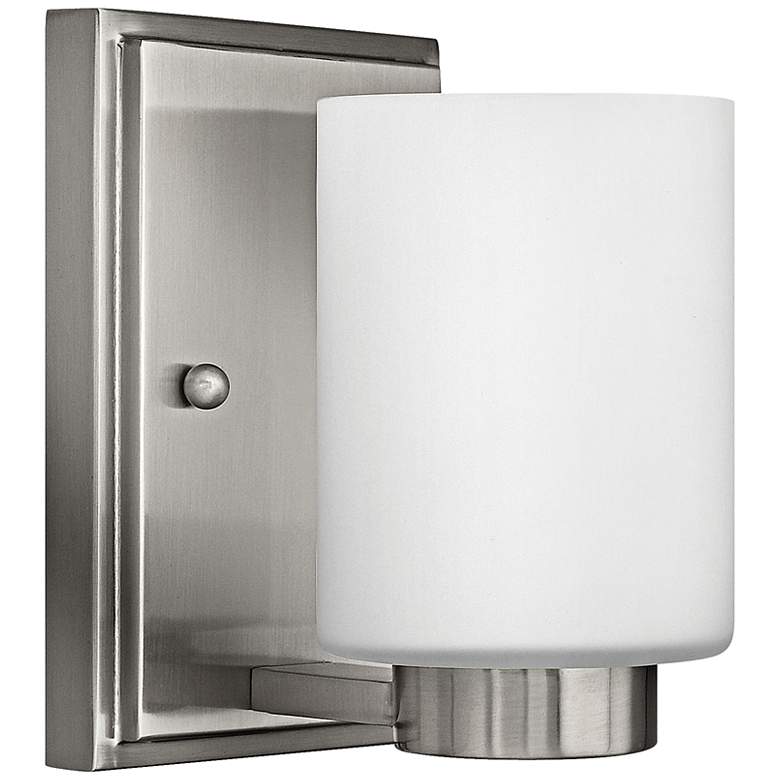 Image 1 Hinkley Miley 6 1/2" High Brushed Nickel Wall Sconce