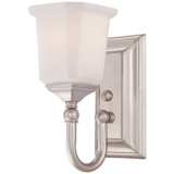Quoizel Nicholas 10&quot; High Brushed Nickel Wall Sconce