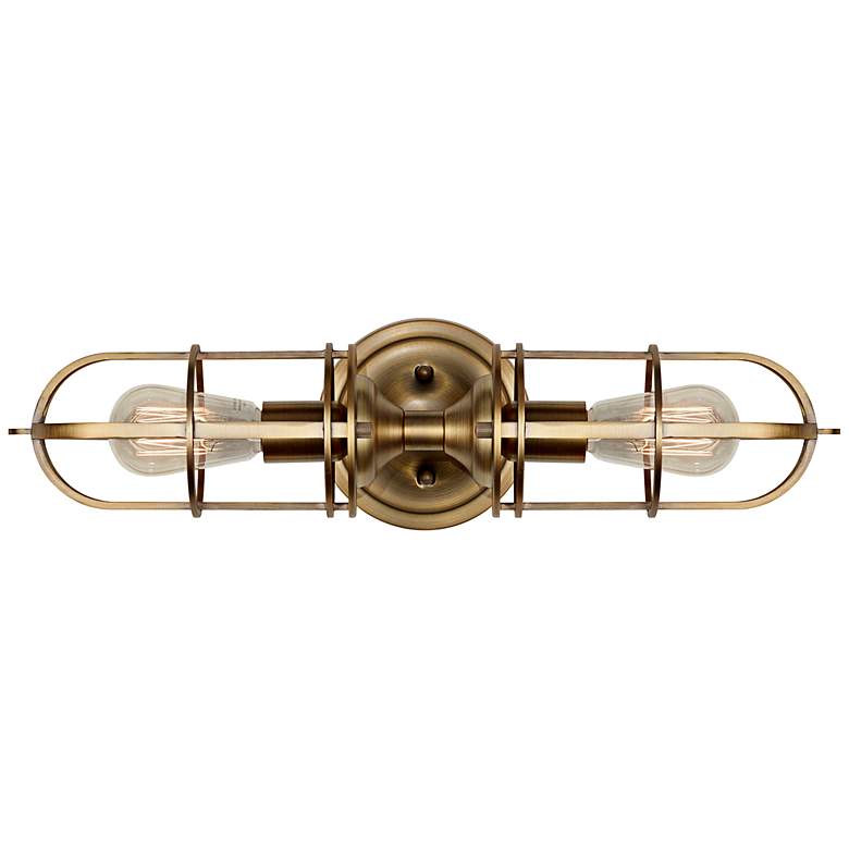 Feiss Urban Renewal 20 1/4&quot;H Dark Antique Brass Wall Sconce