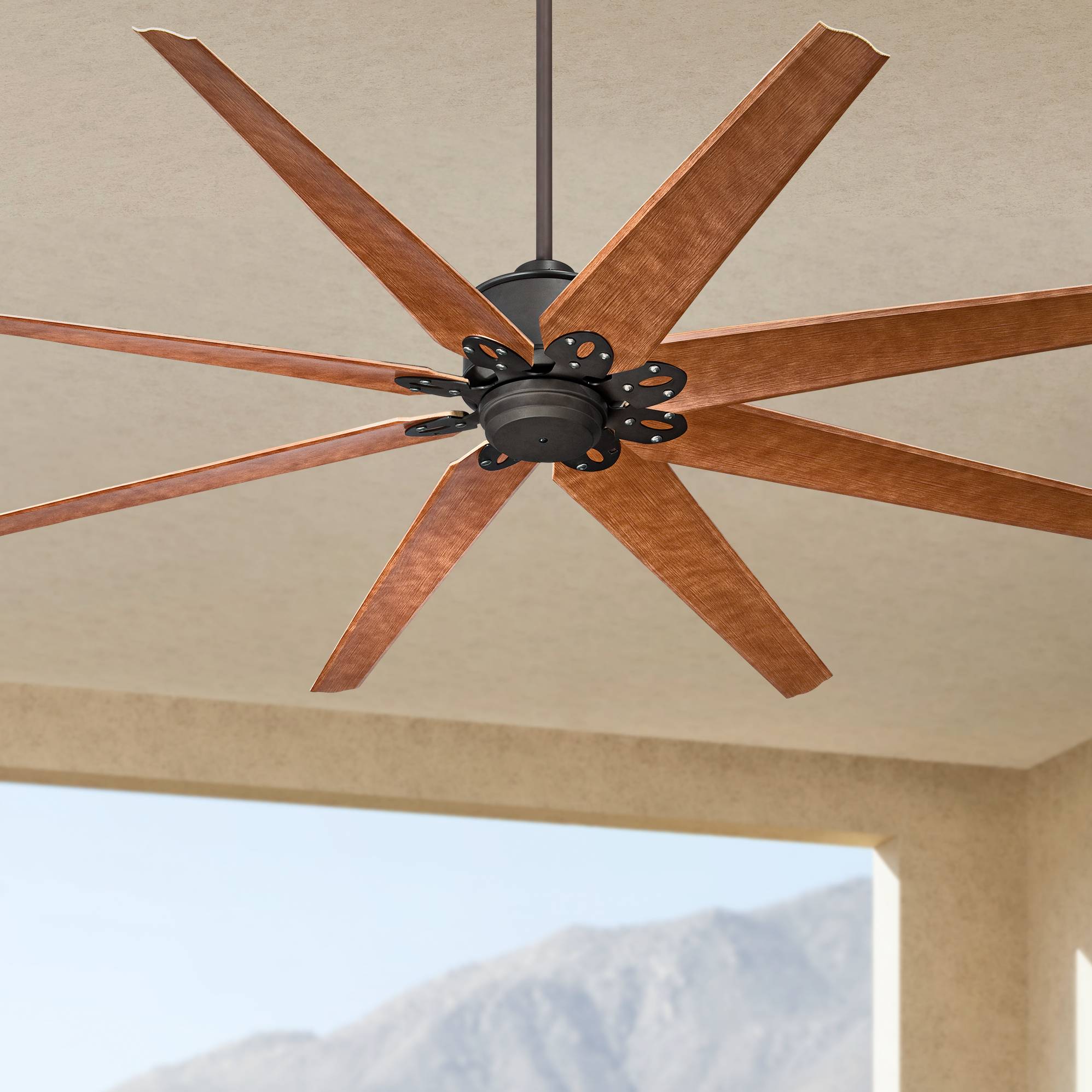 72 Predator Indoor Outdoor Ceiling Fan With Remote Bronze Cherry 736101649137