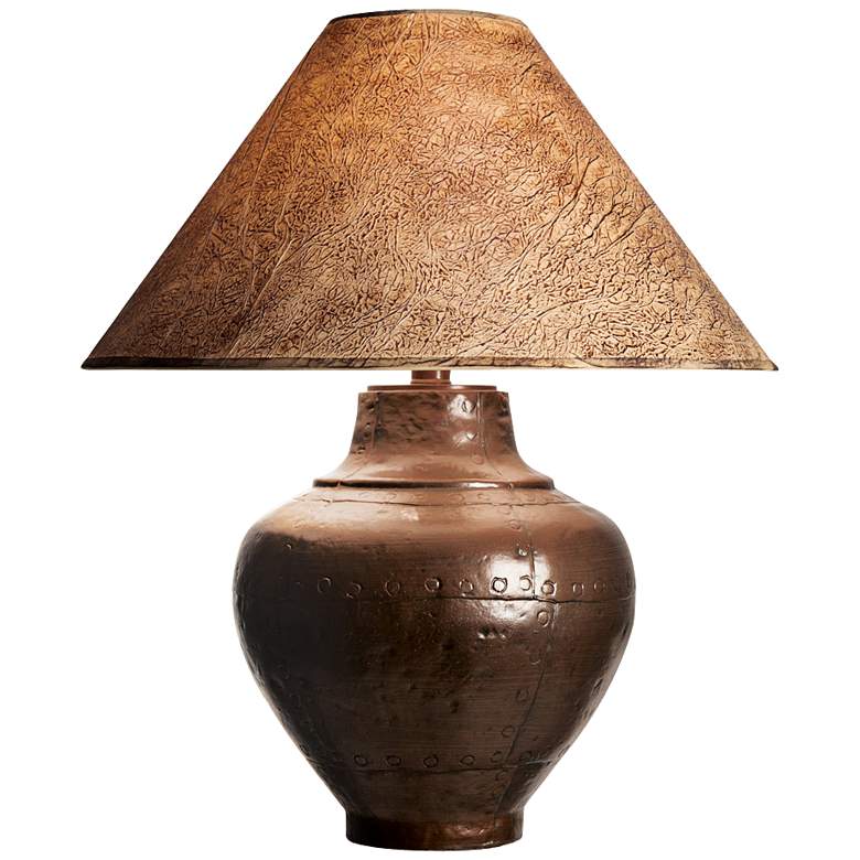 Keaton Copper Finish Southwest Table Lamp - #3K679 | Lamps Plus