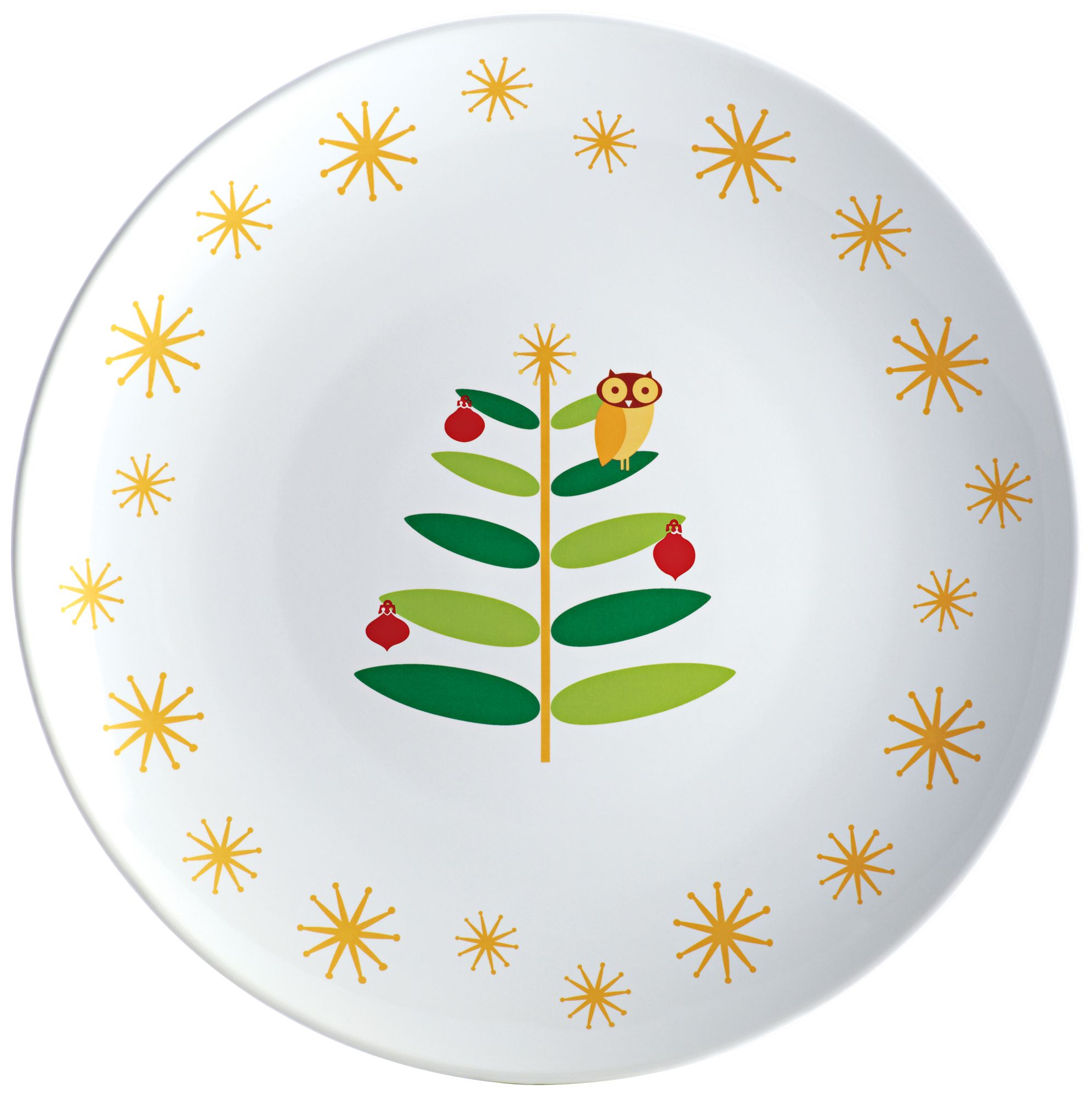 Rachael Ray Holiday Hoot 14" Round Platter
