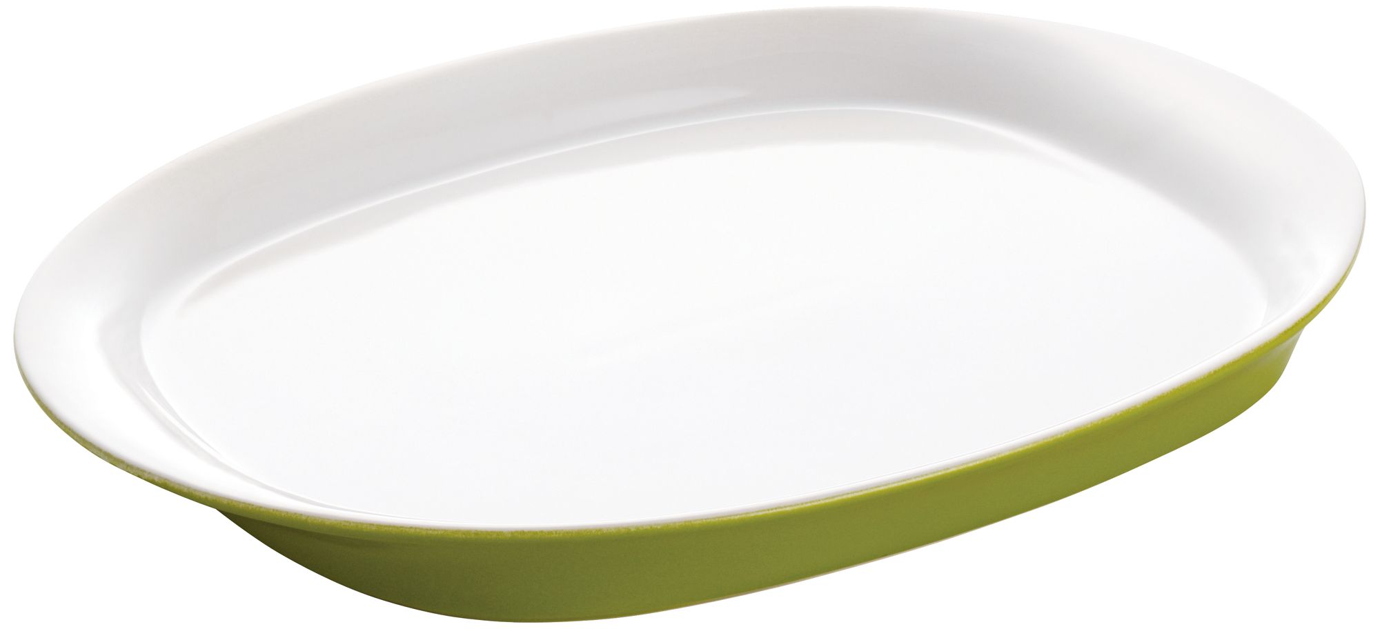 Rachael Ray Round and Square Green 14" Oval Platter