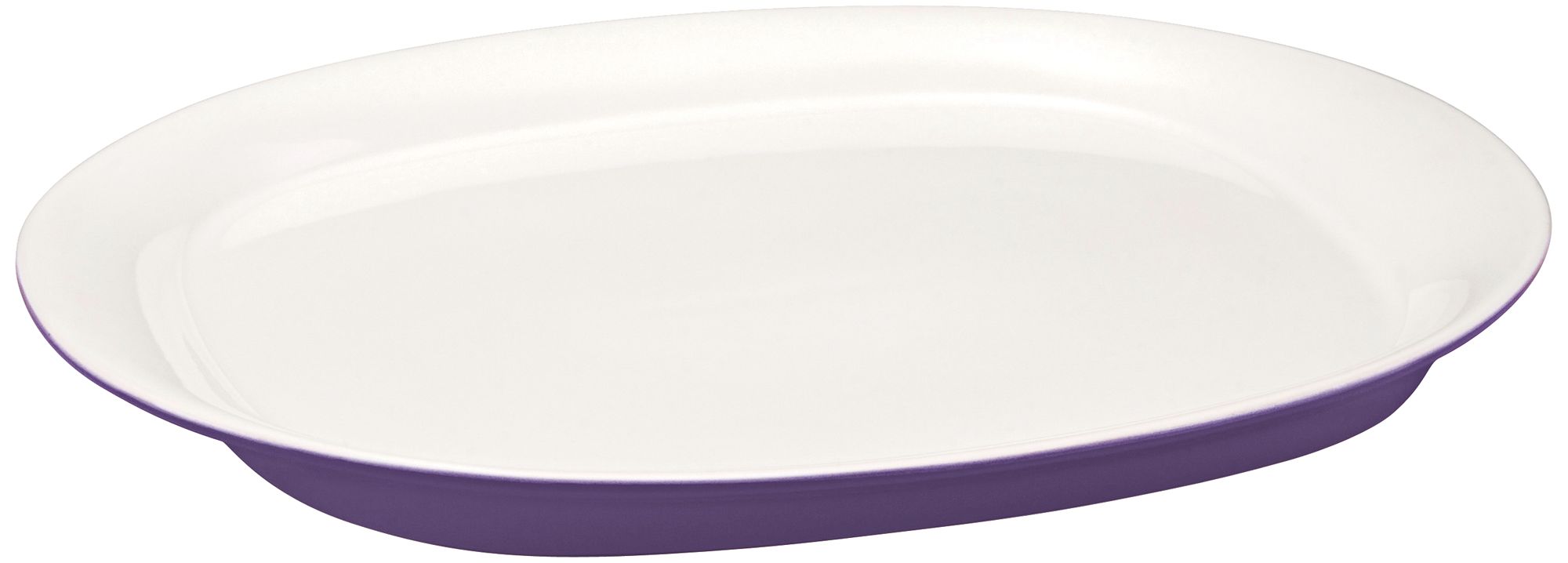 Rachael Ray Round and Square Purple 10"x14" Oval Platter