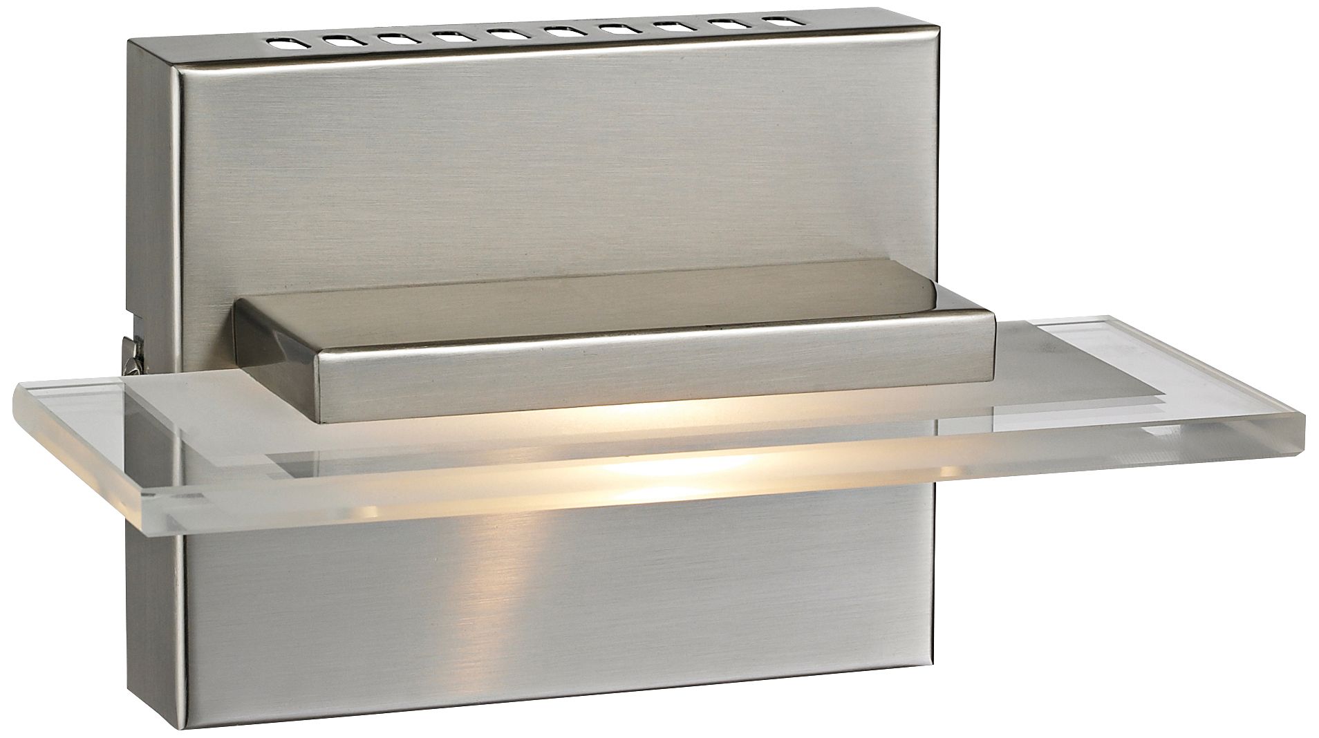 Linton Collection 5" High Satin Nickel LED Wall Sconce