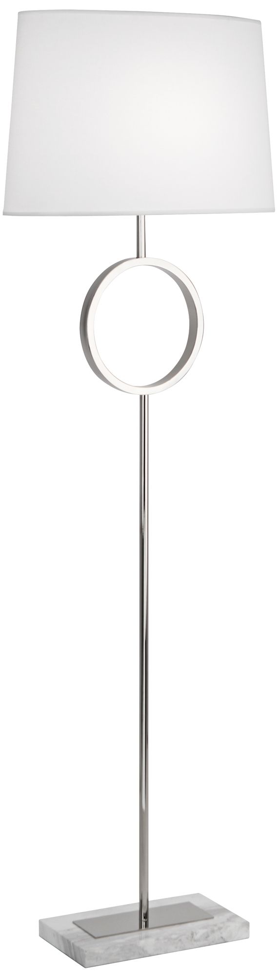 Robert Abbey Logan 68 1/2" High Polished Nickel Floor Lamp