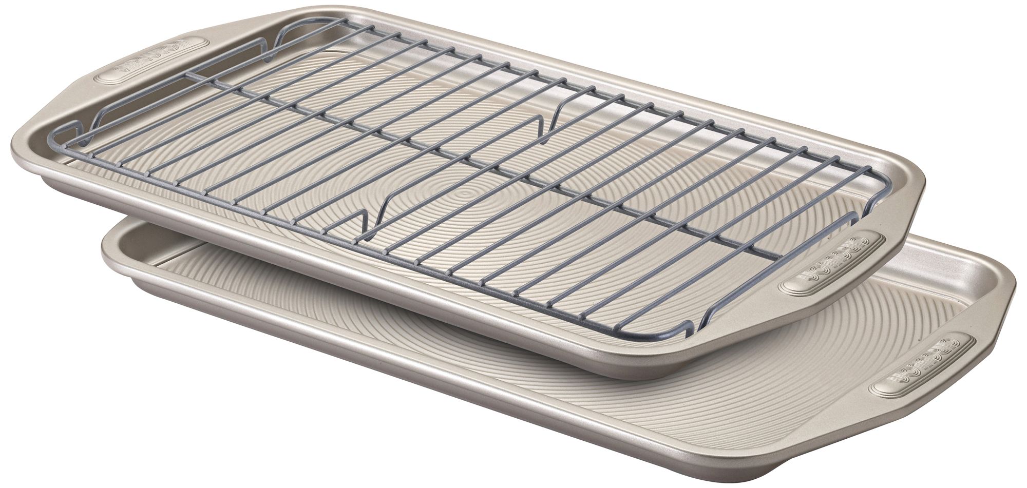 Circulon Gray Carbon Steel 3-Piece Bakeware Set