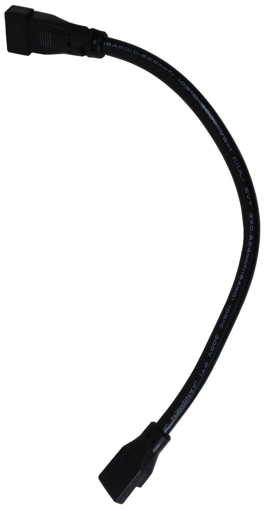 Nora Lighting NUA Series LED 72" Black Jumper Cable