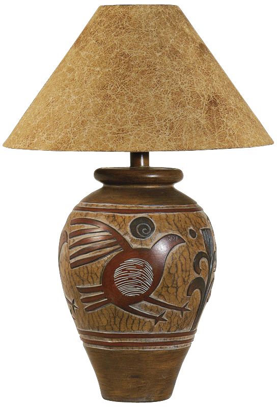 Indian Bird Handcrafted Southwest Table Lamp 3N805 Lamps Plus