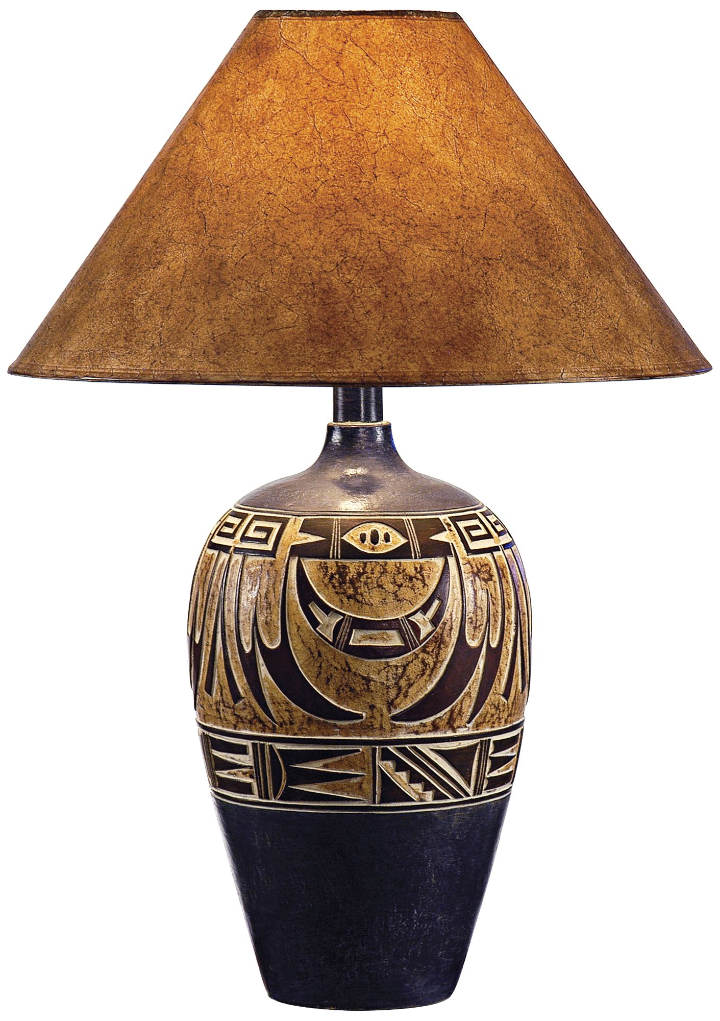 Southwest Navy Handcrafted Southwest Table Lamp - #3N815 | Lamps Plus