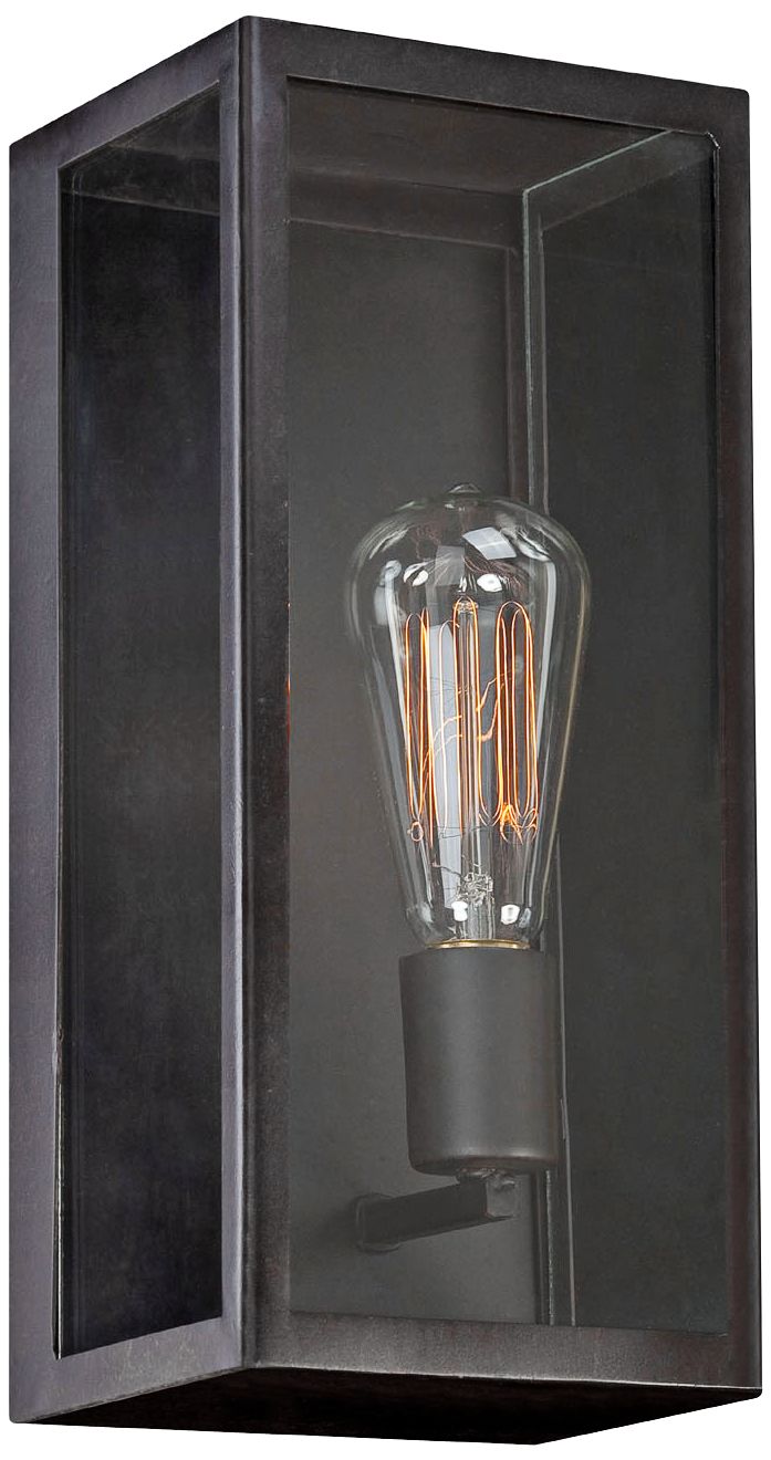 Retto Collection 12" High Industrial Bronze Wall Sconce
